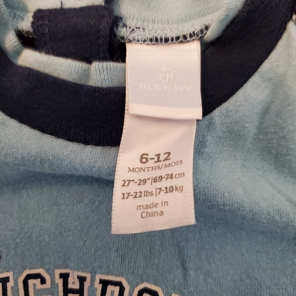 ✅5/$30 Boys Old Navy pajama 6-12 months - Picture 3 of 4